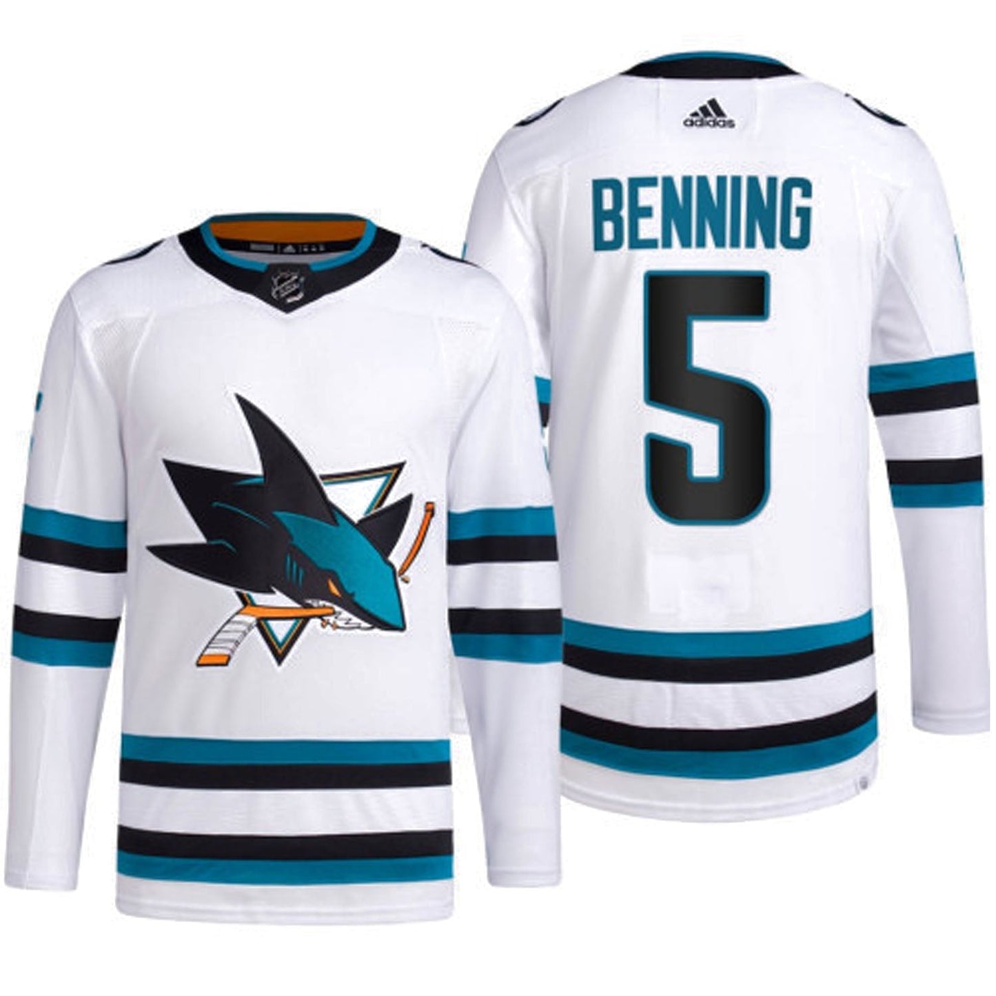 Matt Benning San Jose Sharks 5 Jersey