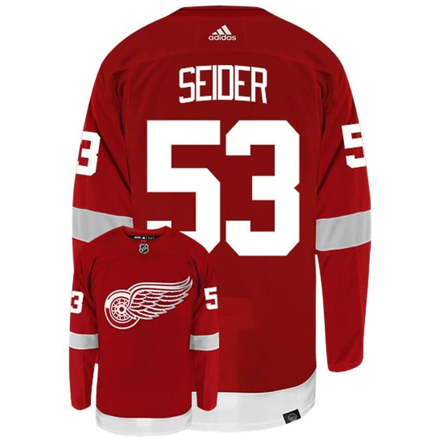 Moritz Seider Detroit Red Wings 53 Jersey