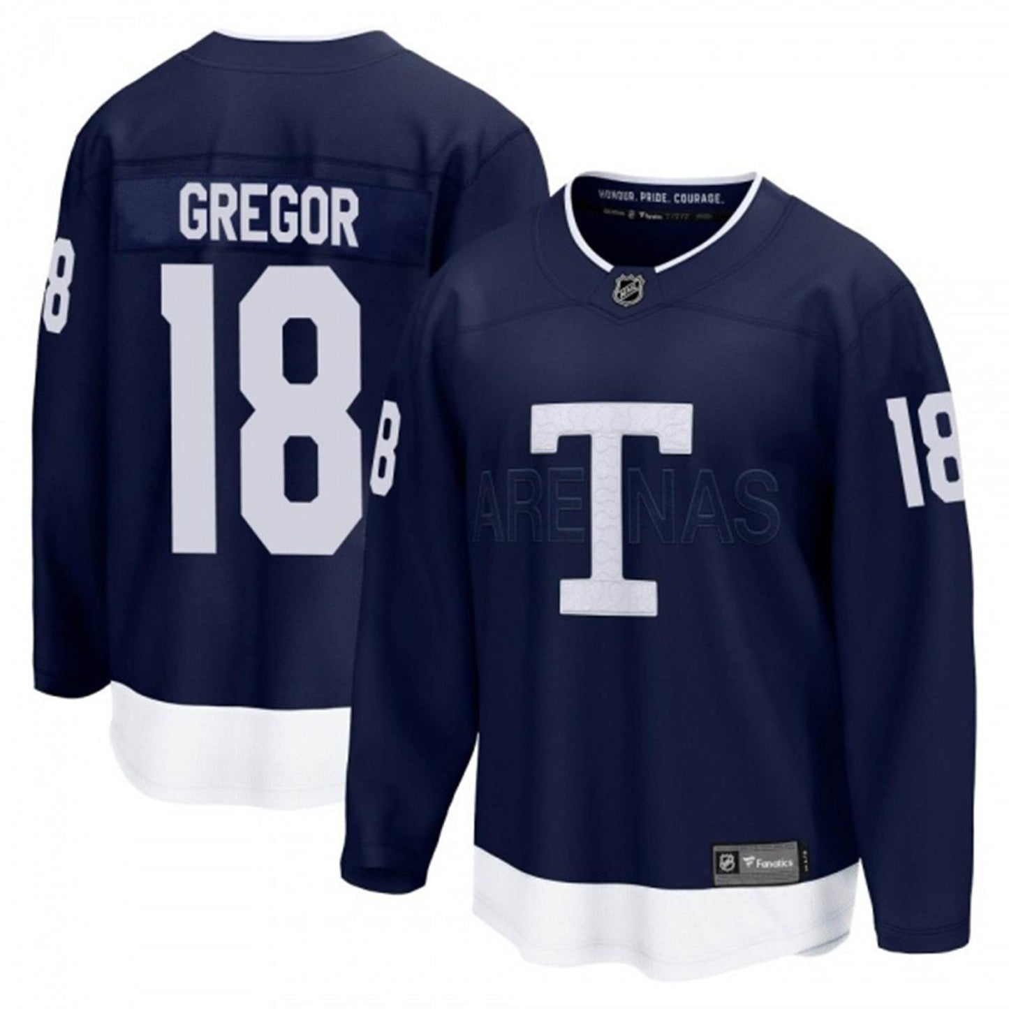 Noah Gregor Toronto Malple Leafs 18 Jersey