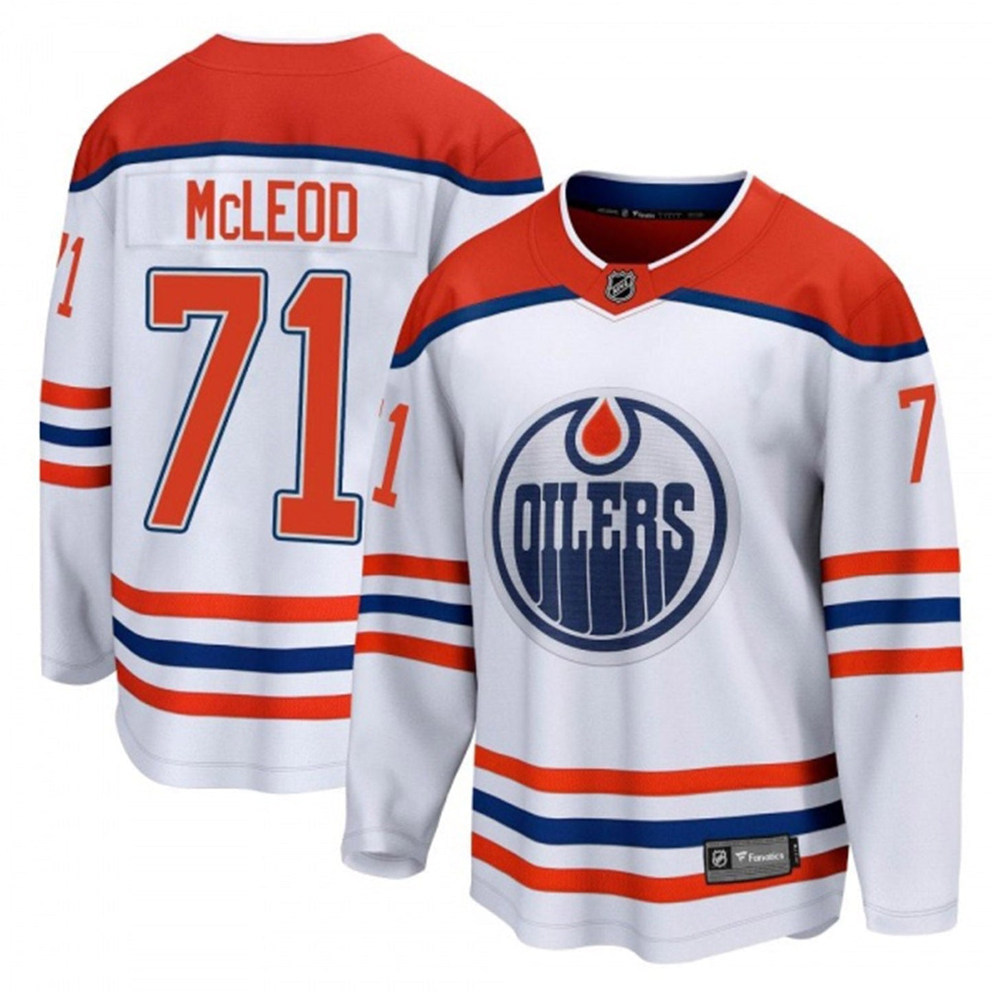 Ryan McLeod Edmonton Oilers 71 Jersey