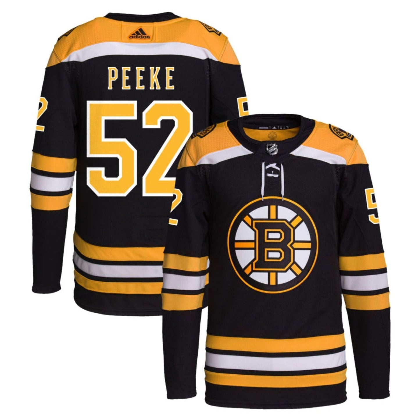 Andrew Peeke Bostin Bruins 52 Jersey