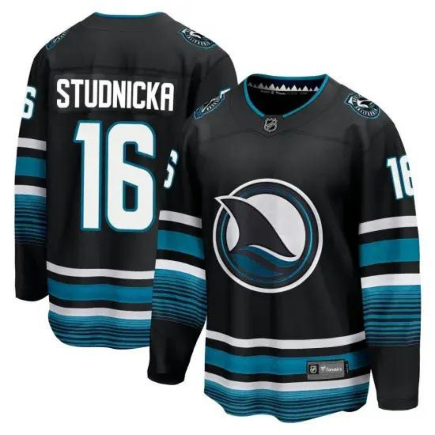 Jack Studnicka San Jose Sharks 16 Jersey