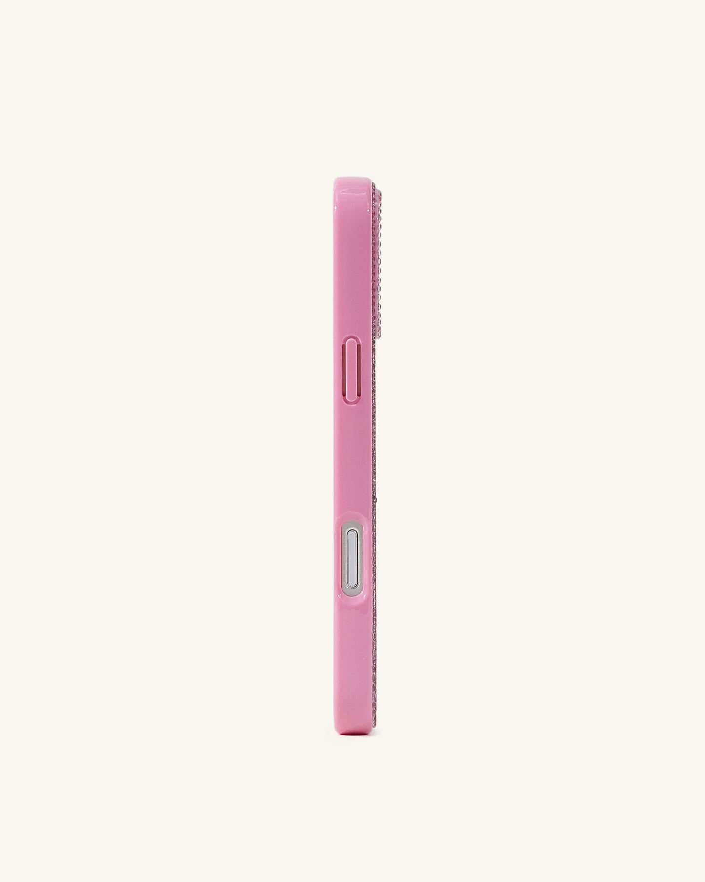 Angel Bunny Glitter Phone Case - Pink