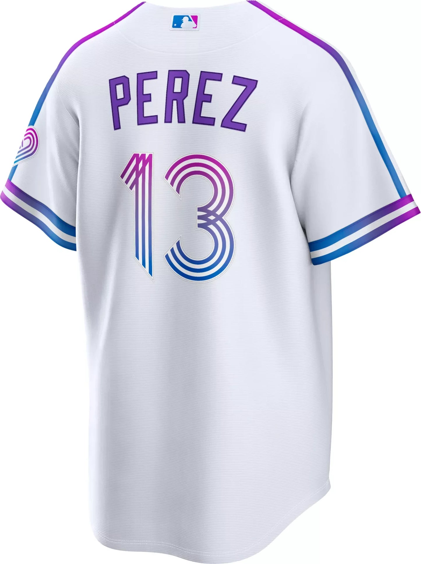 Kansas City Royals City Connect Jersey Perez 13 White Baseball Jersey