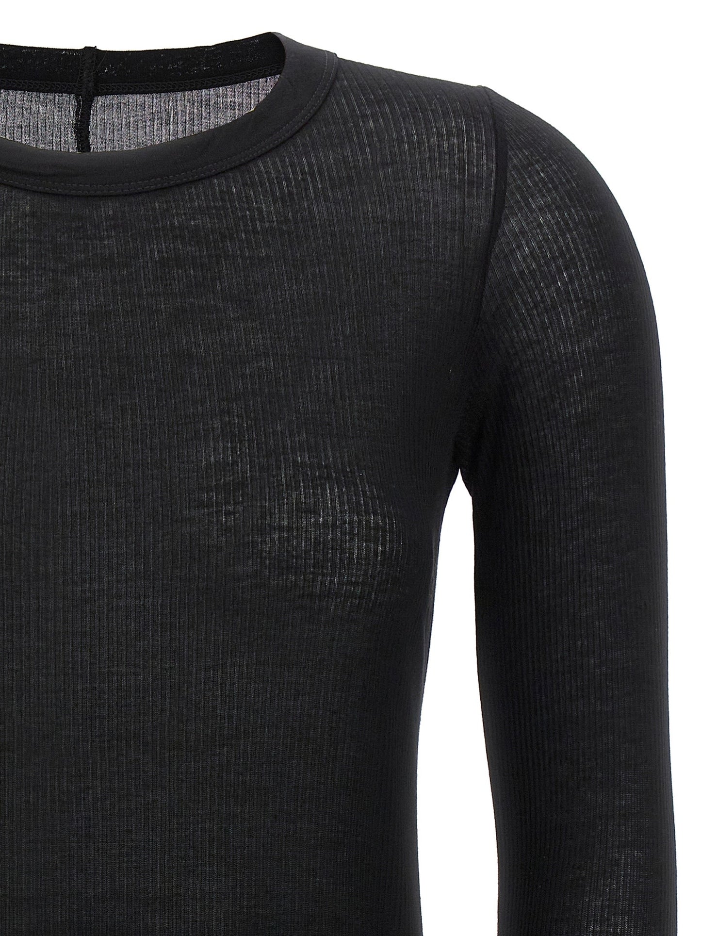 Rick Owens Women 'Rib Ls T' T-Shirt