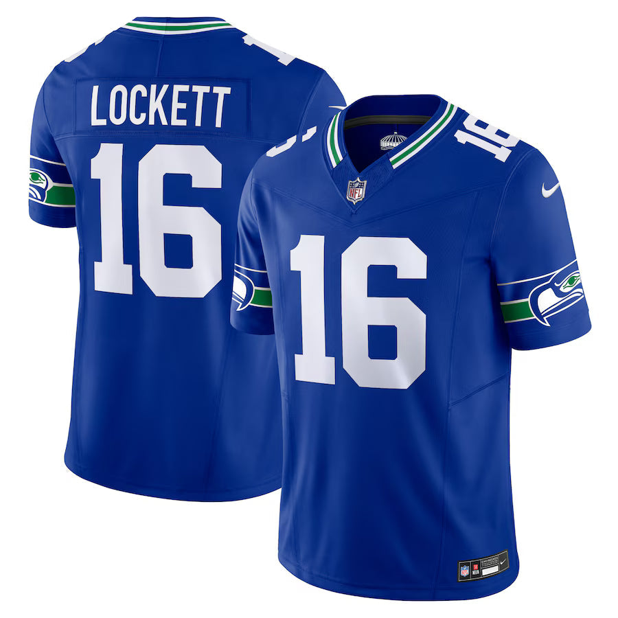 Seattle Seahawks Tyler Lockett Royal Vapor F.U.S.E. Limited Jersey
