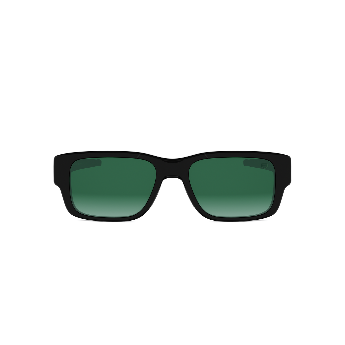 Black Rectangular Acetate Sunglasses