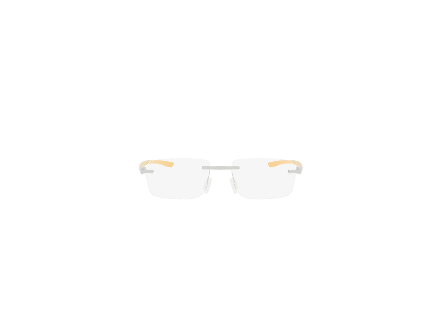 Matte Rectangular Metal Eyeglasses
