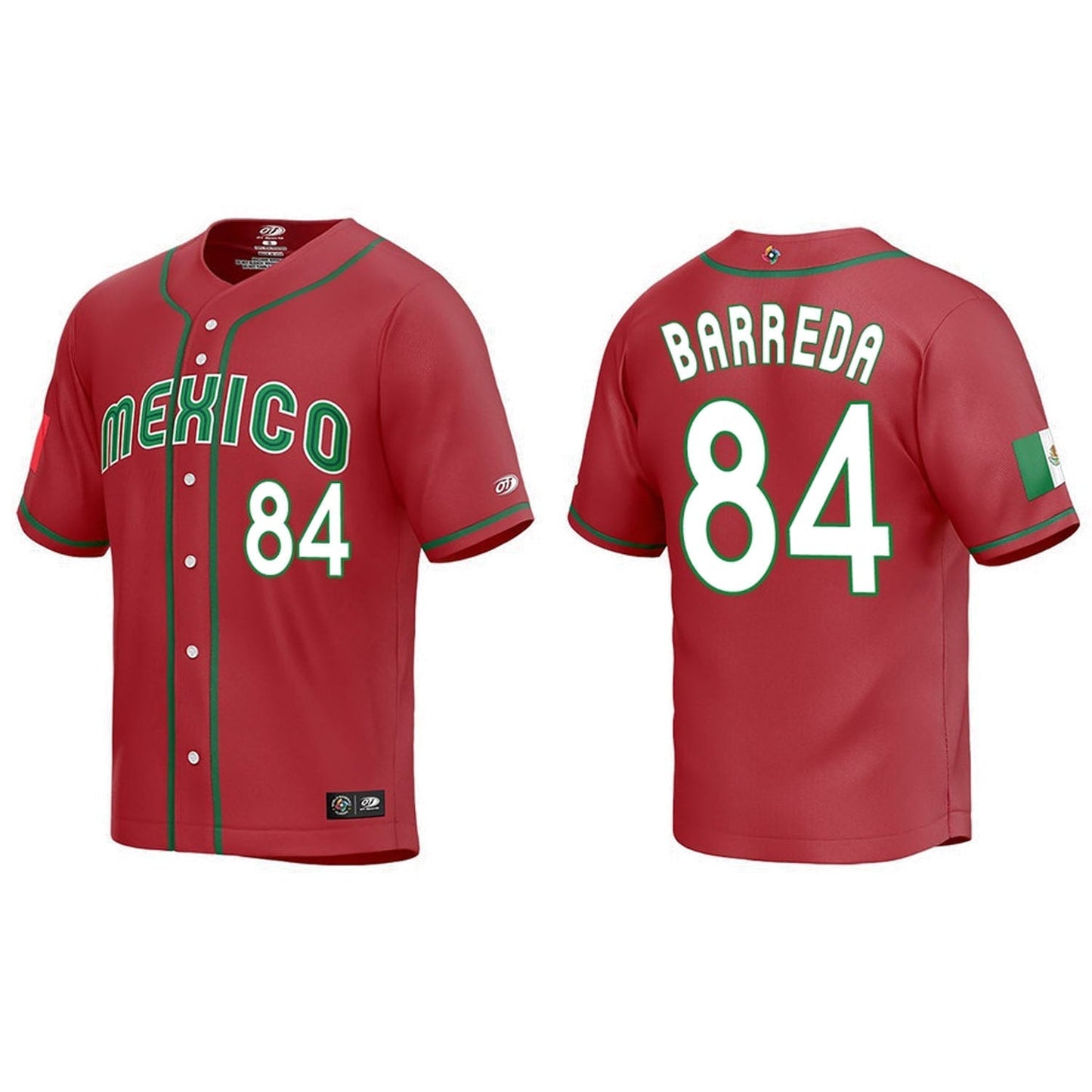 WBC Manny Barreda Mexico 84 Jersey