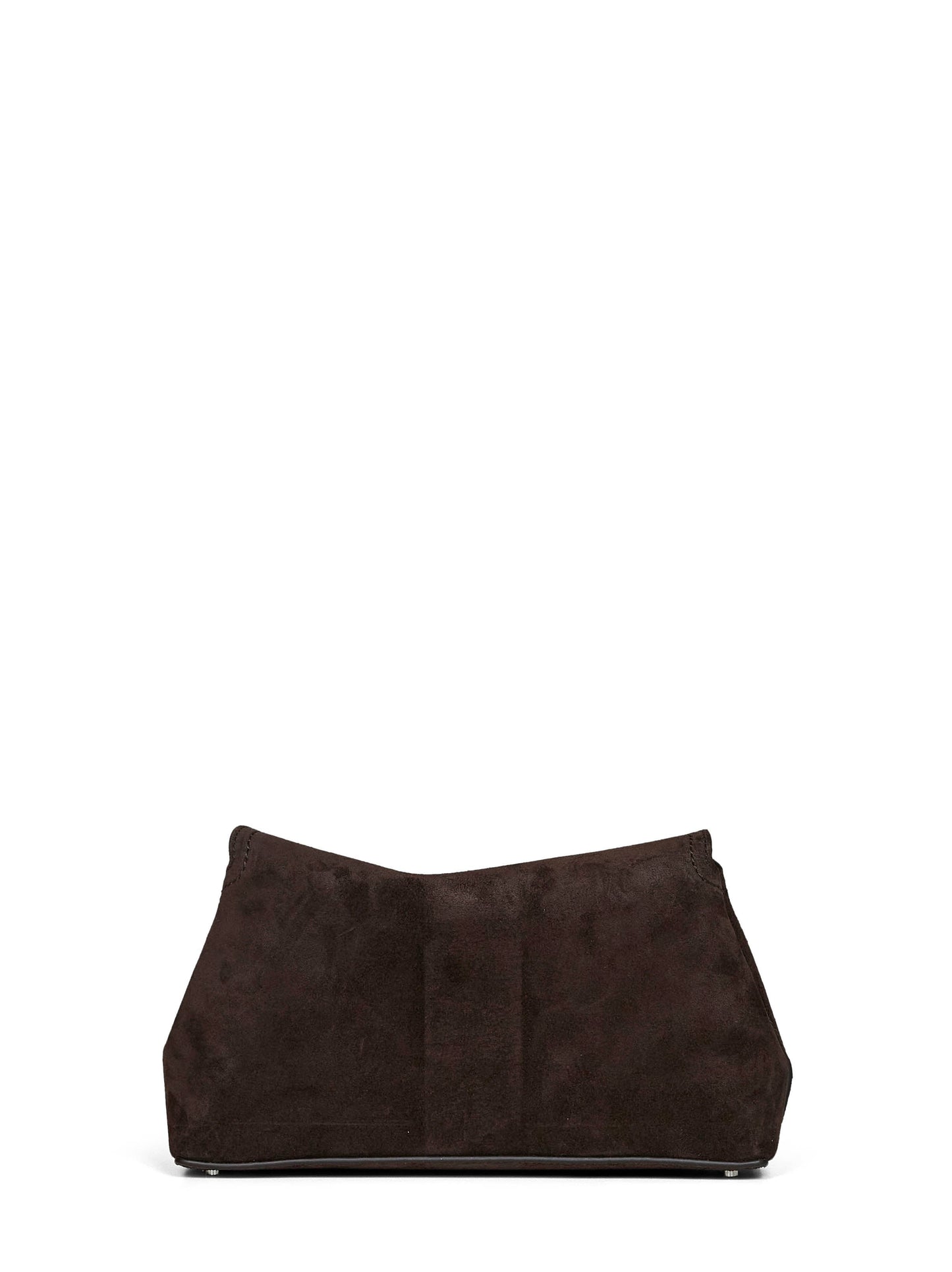 Toteme Women Brown T-Lock Clutch Bag