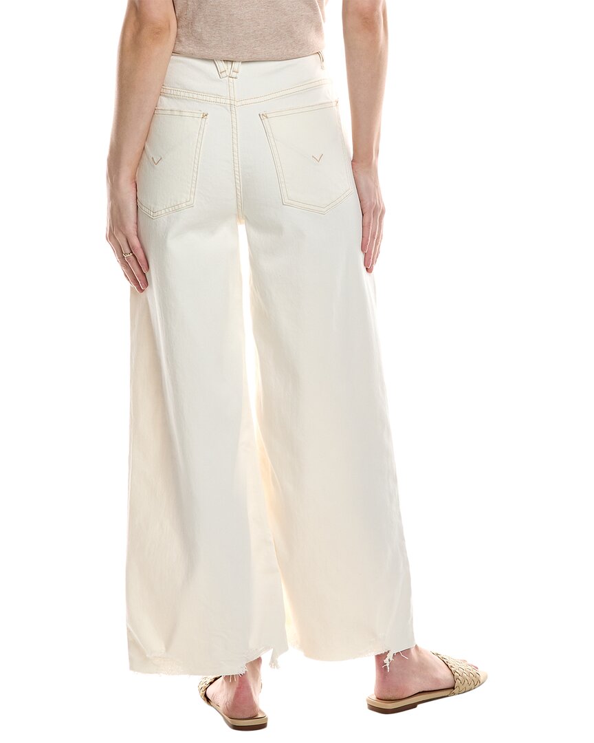 HUDSON Jeans James High-Rise Ecru Wide Leg Crop Jean