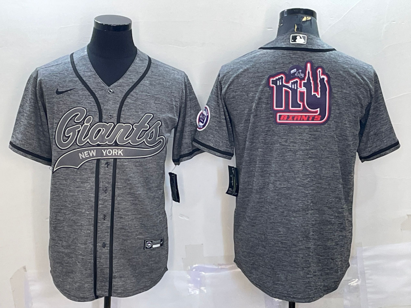 Men's New York Giants Gray Game jersey