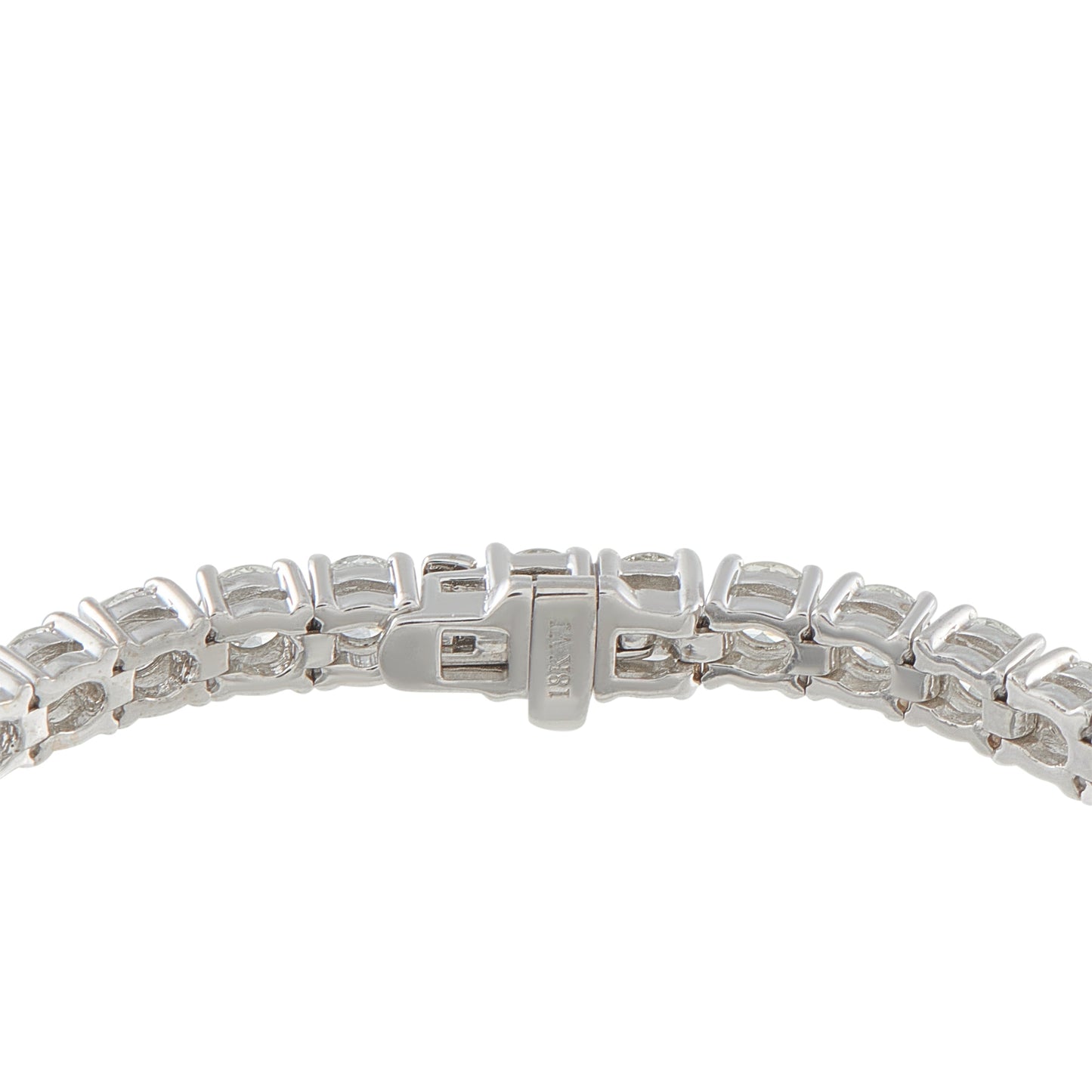 LB Exclusive 18K White Gold 8.26ct Diamond Tennis Bracelet MF07-041526