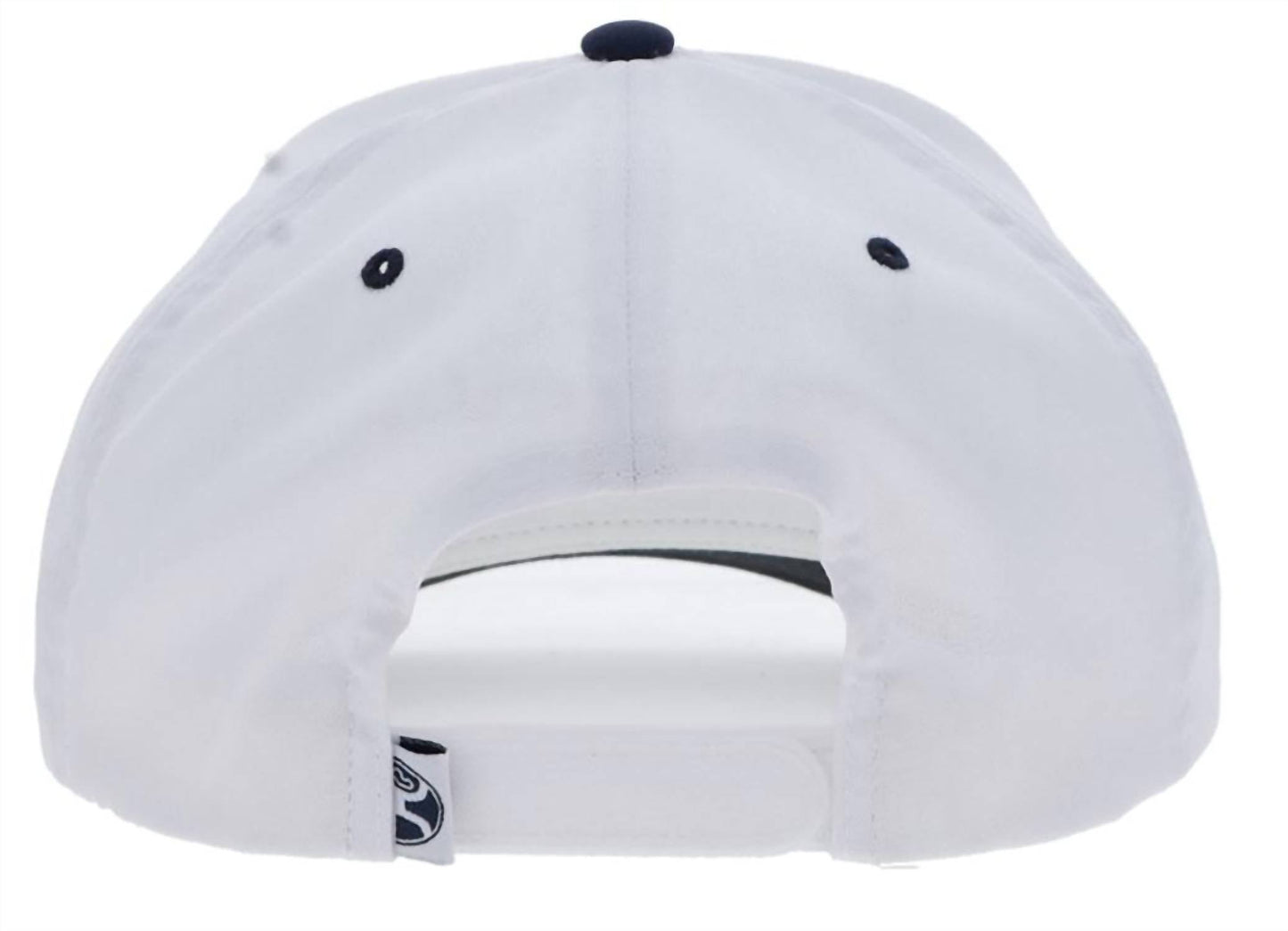 Five Panel Trucker Cap In White/navy