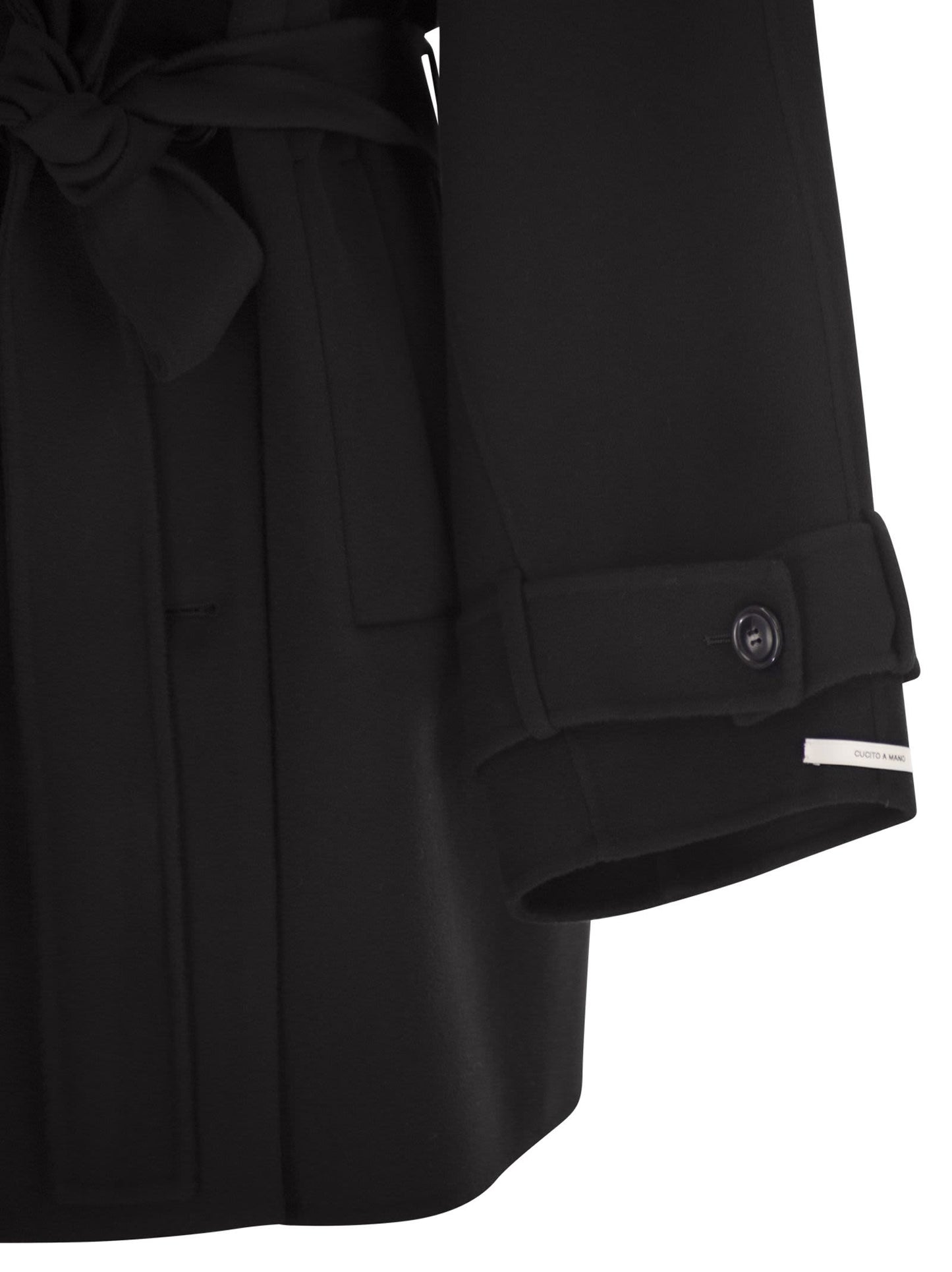 Sportmax Women Bouquet1234 - Short Wool Trench Coat