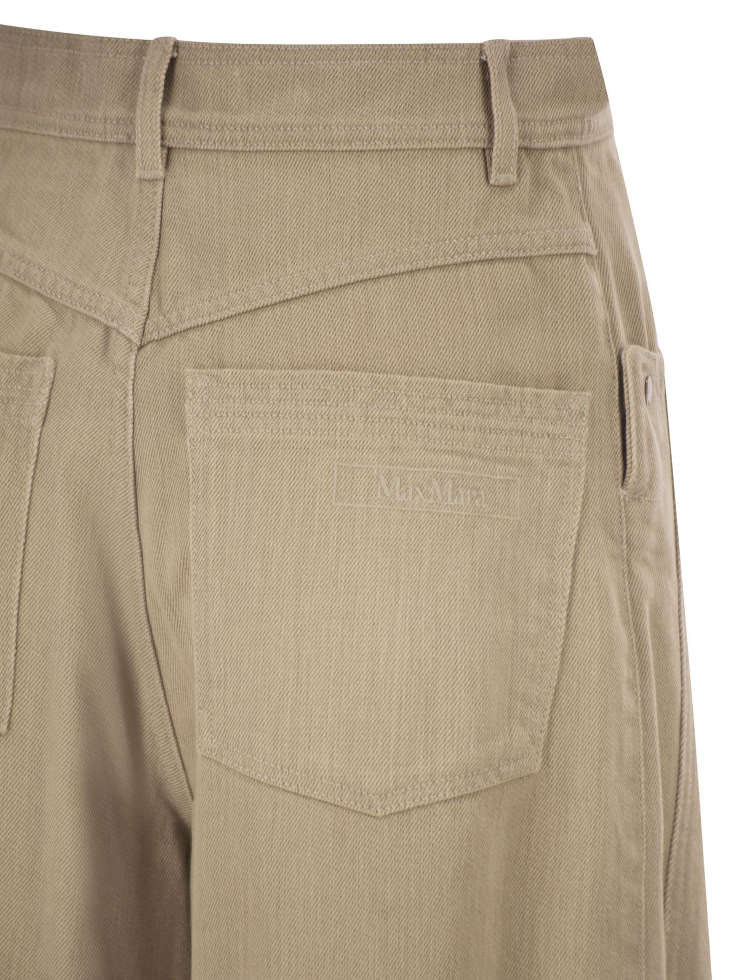Max Mara Women Mxmalamaro - Pure Cotton Palazzo Trousers