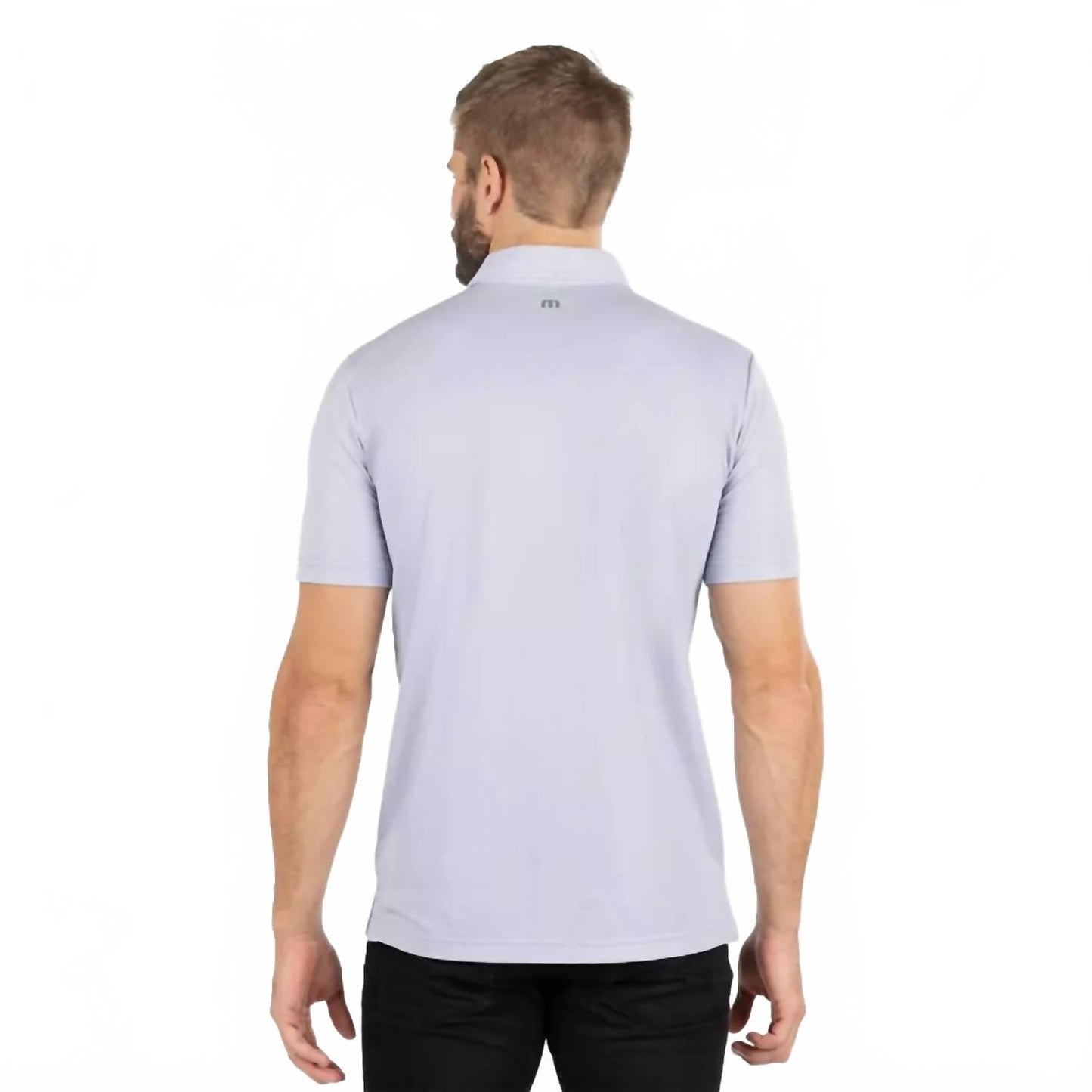 Miss The Boat Polo Shirt In Heather Silver Bullet
