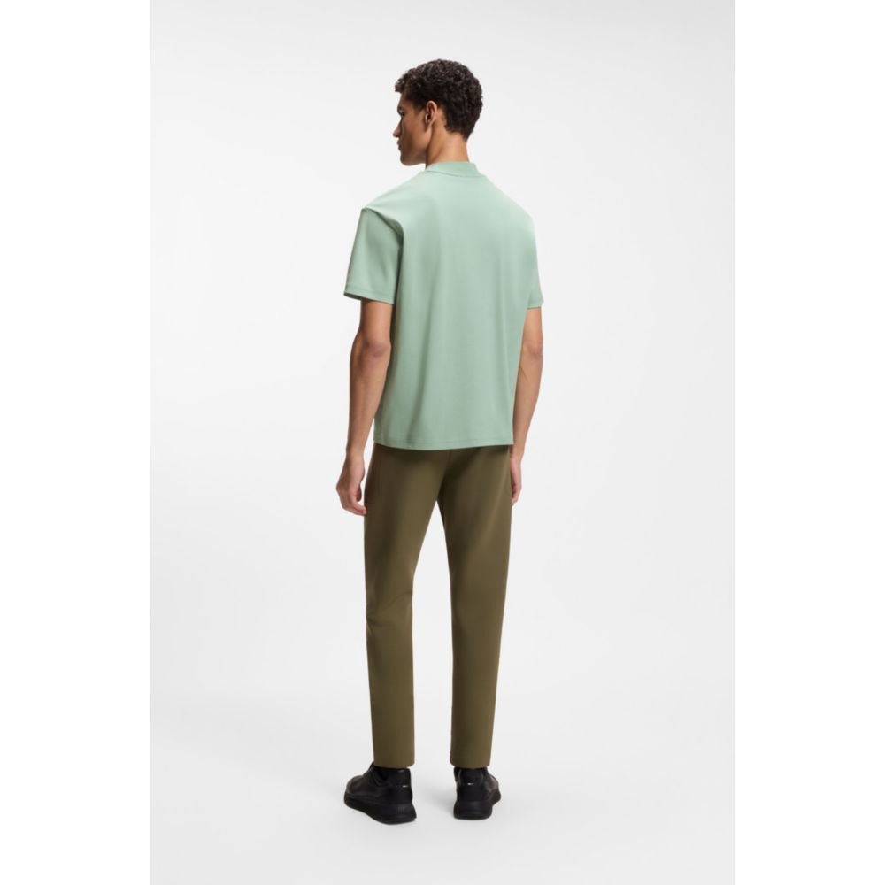 Porsche x relaxed-fit T-shirt with logo collar