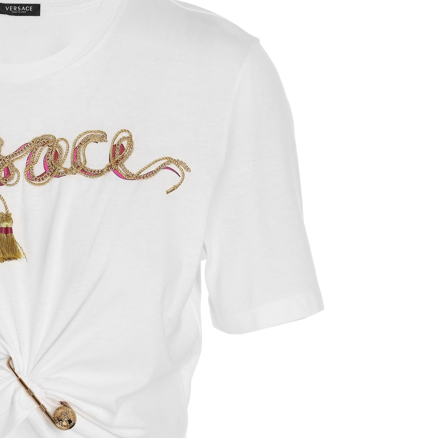 Versace Pin Logo T-Shirt Women