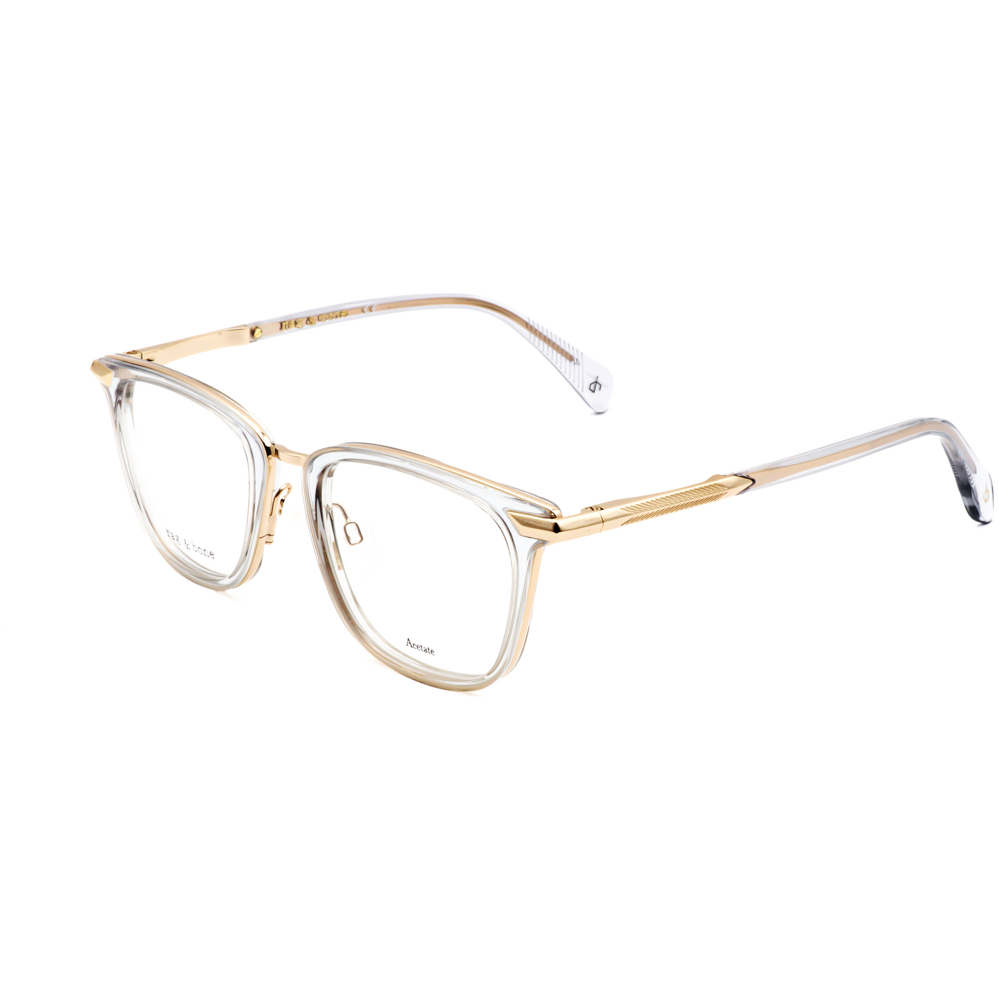 Rag & Bone Men's 51 mm Grey Opticals