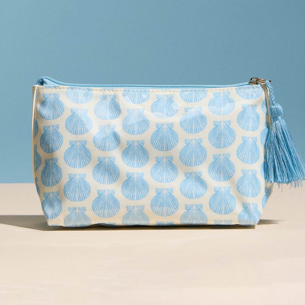 Shell Pattern Tassel Multi Purpose Portable Pouch Bag