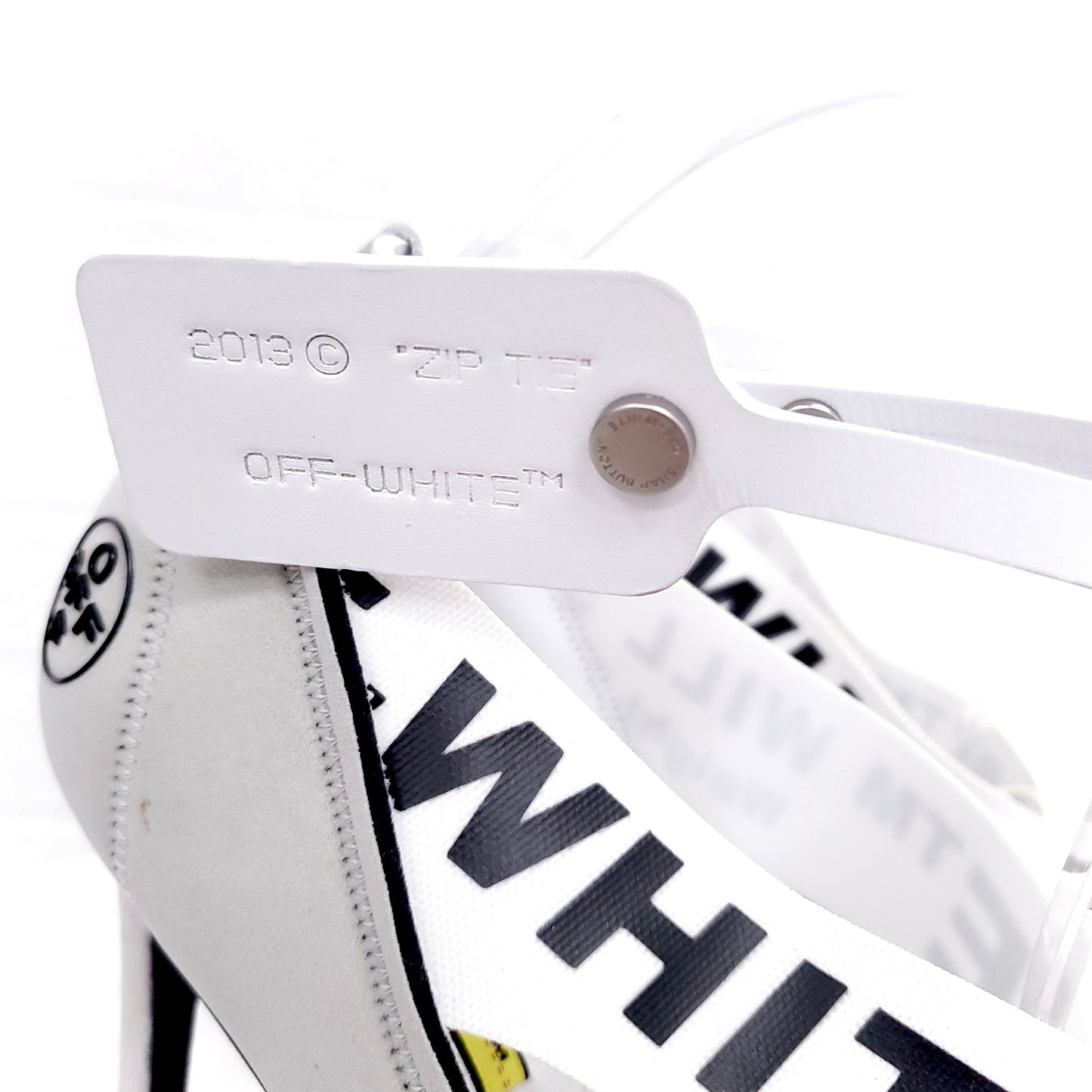 OFF-WHITE COLLECTIBLE LOGO HEELS - SIZE 41