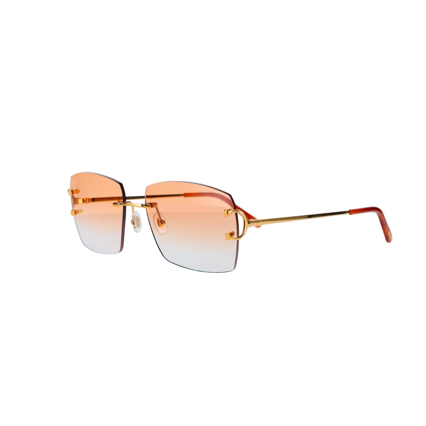 Cartier Custom Double C Mykonos Platinum Sunglasses by MEG