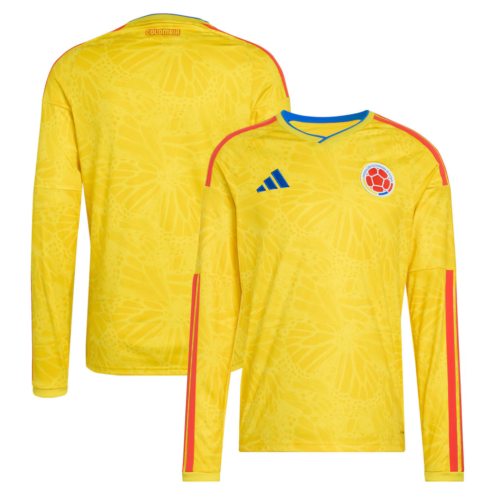 Colombia National Team FIFA x World Cup 2026 Home Long Sleeve Jersey - Yellow