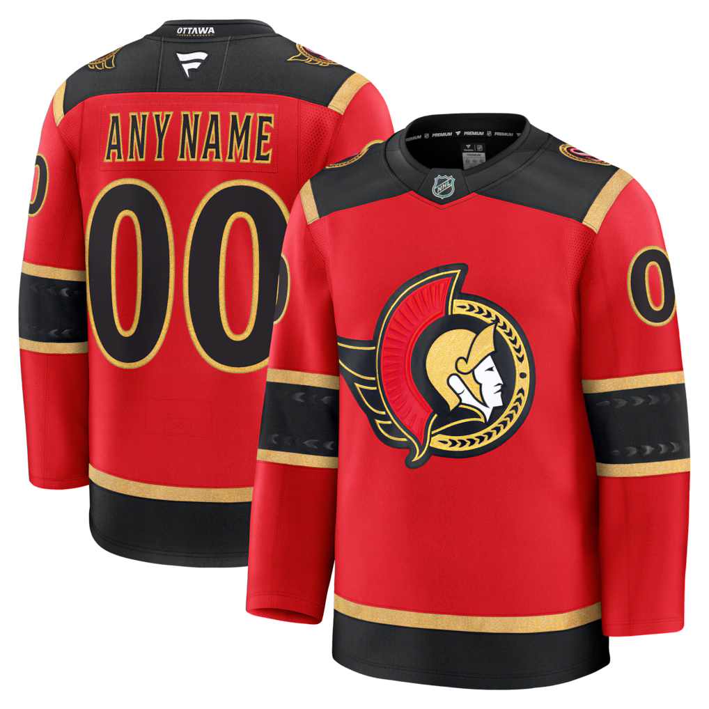 Ottawa Senators Alternate Custom Premium Jersey - Red