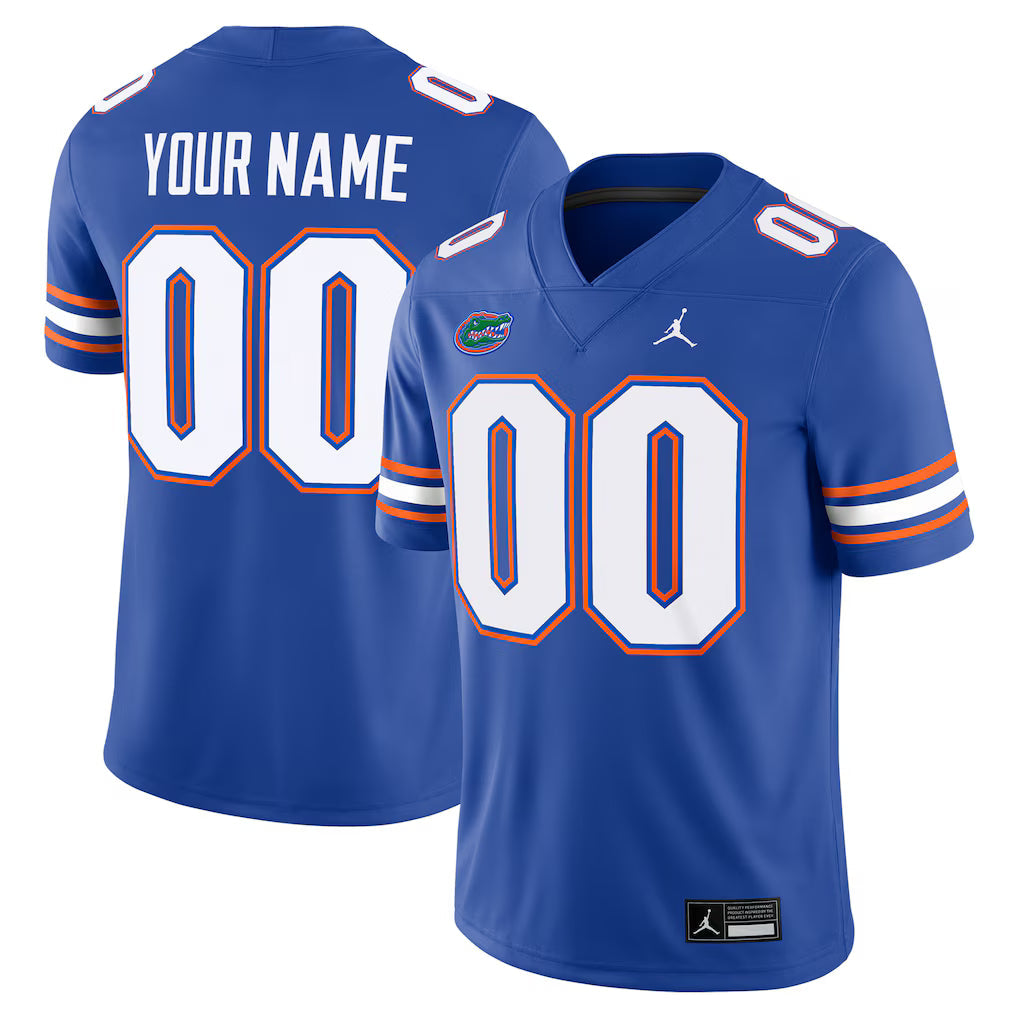 Florida Gators Custom Game Jersey - Royal