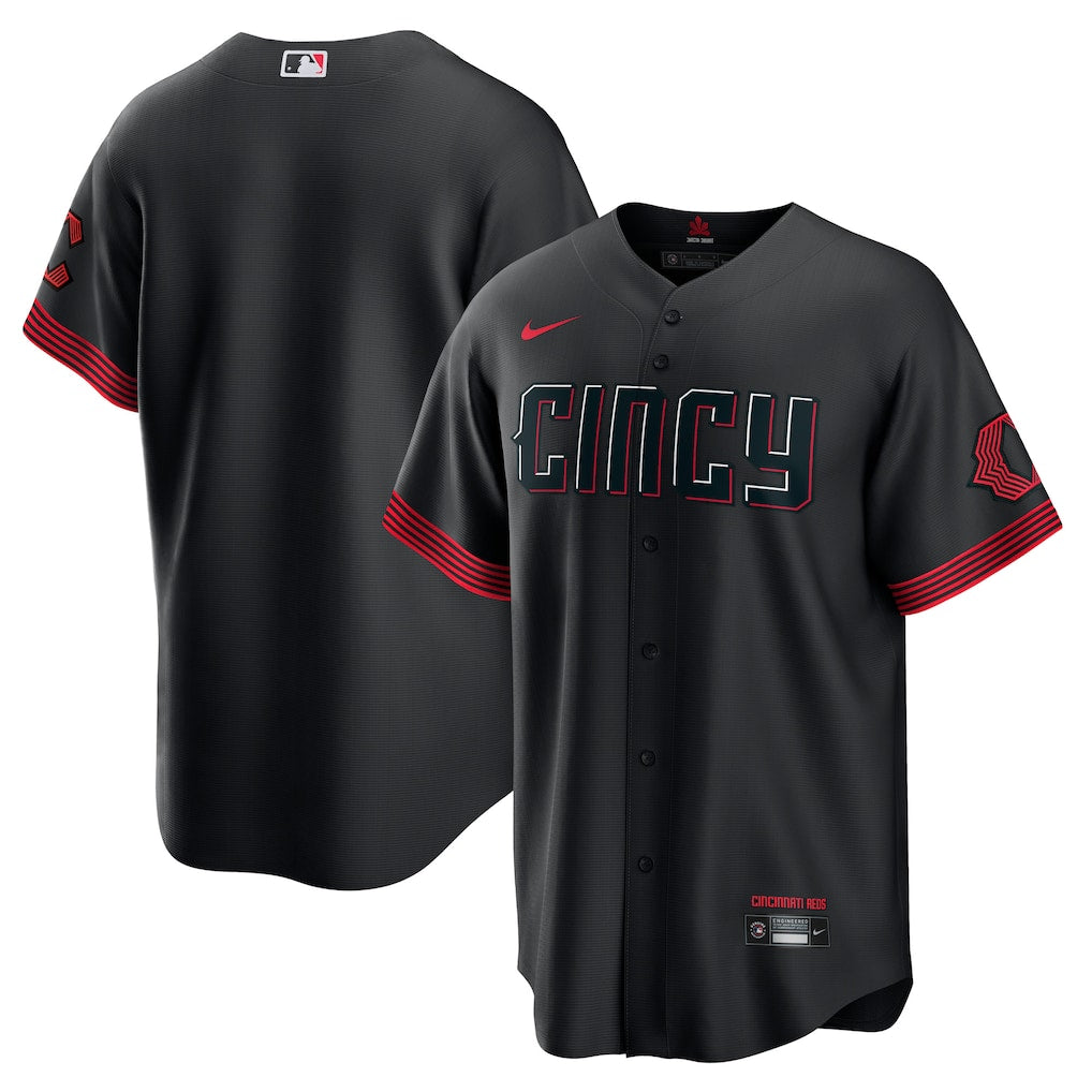 Cincinnati Reds City Connect Jersey - Black