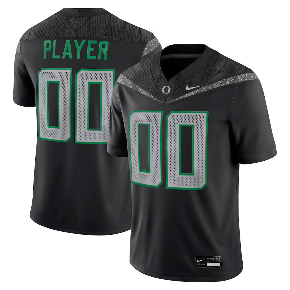 Oregon Ducks NIL Pick-A-Player Game Jersey - Black