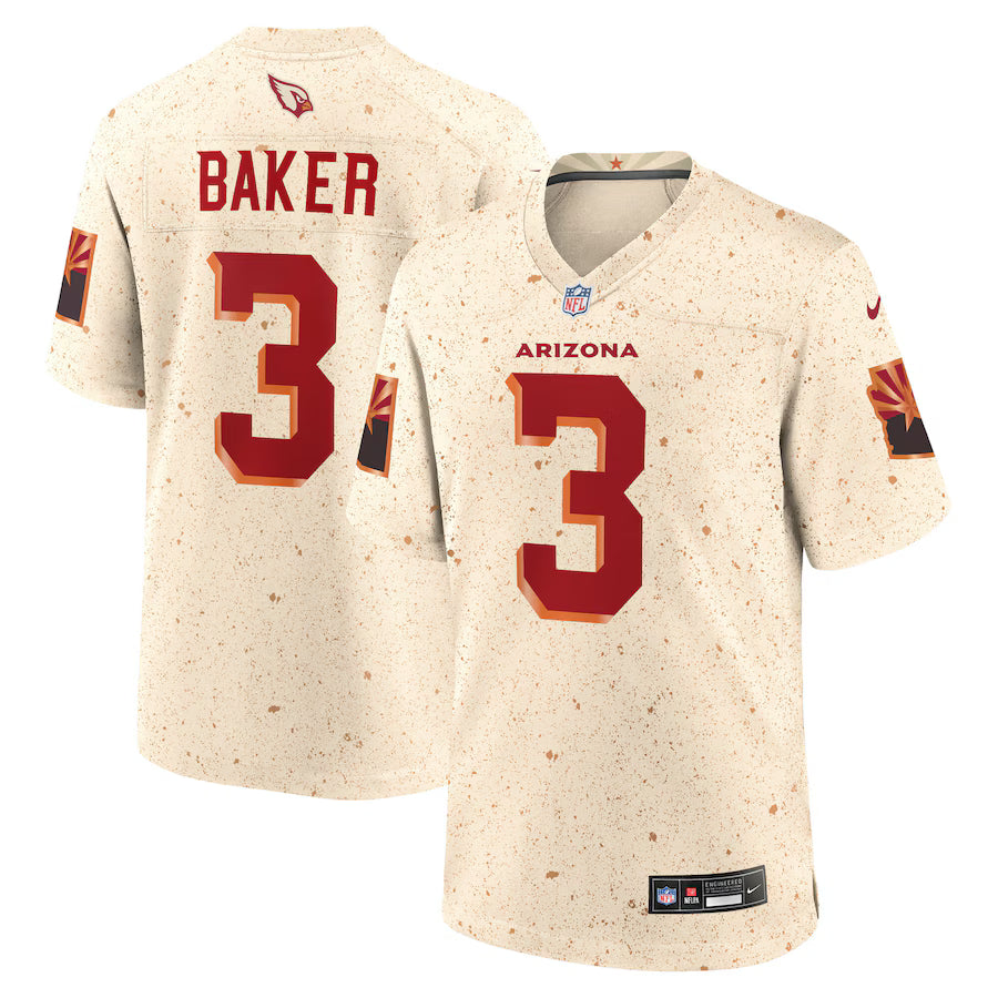 Budda Baker Arizona Cardinals 2025 Rivalries Collection Game Jersey - Natural