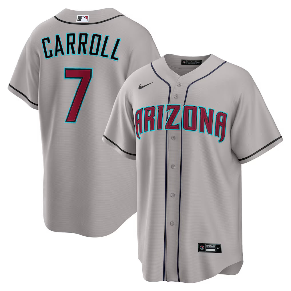 Corbin Carroll Arizona Diamondbacks Jersey - Gray