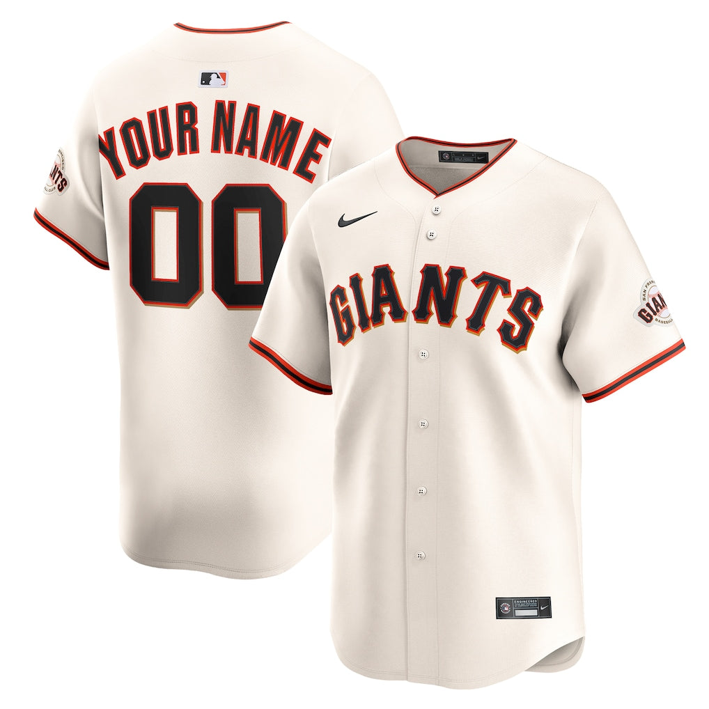 San Francisco Giants Custom Jersey - Cream
