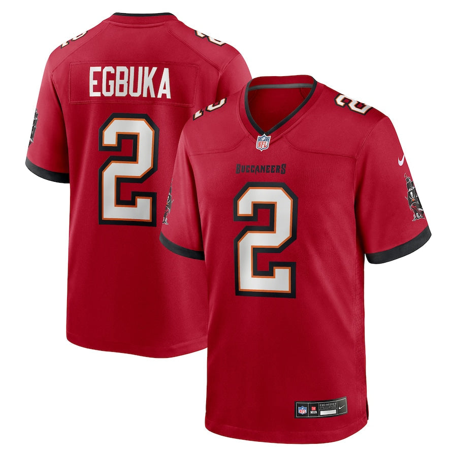Emeka Egbuka Tampa Bay Buccaneers Team Game Jersey - Red