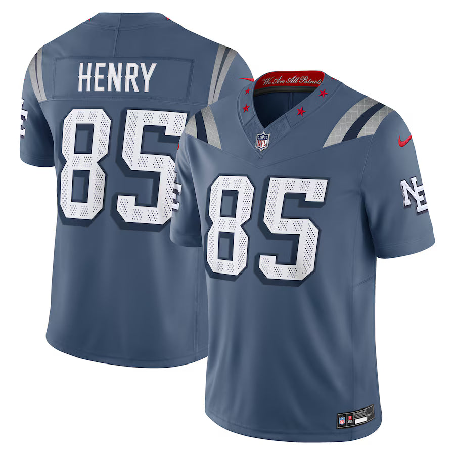 Hunter Henry New England Patriots 2025 Rivalries Collection Limited Jersey - Storm Blue