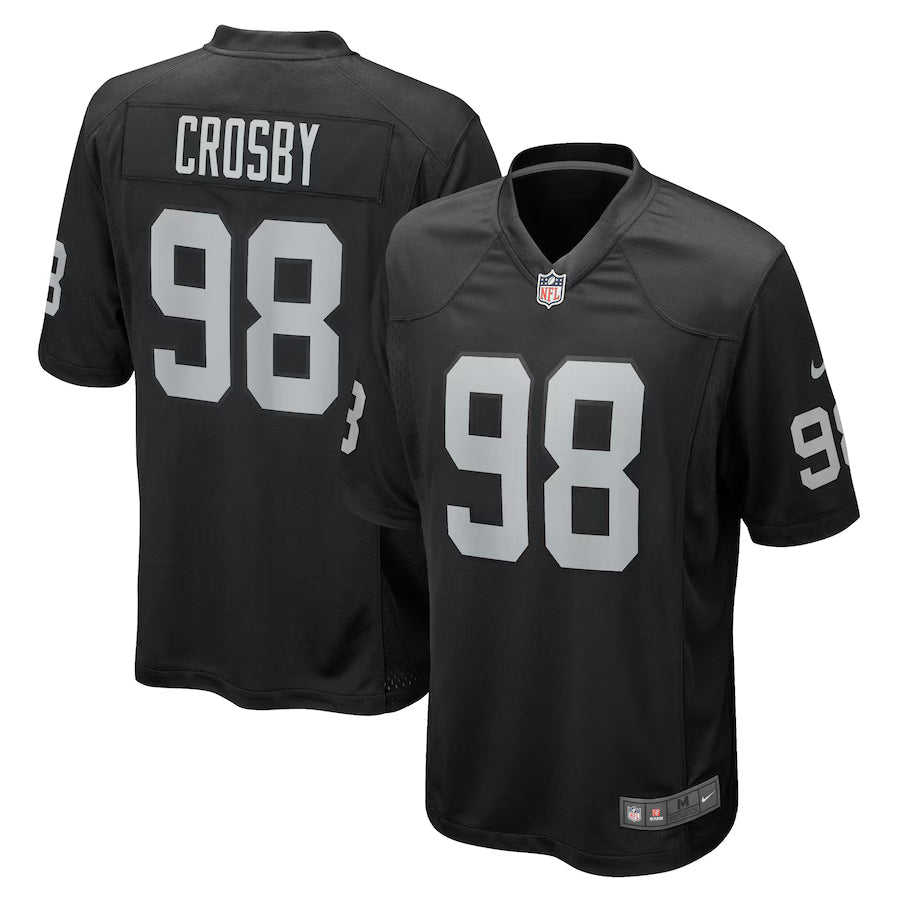 Maxx Crosby Las Vegas Raiders Game Jersey - Black