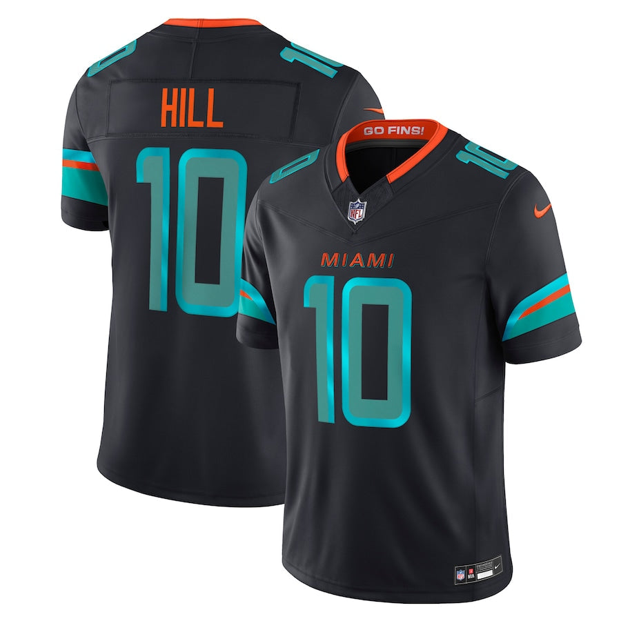 Tyreek Hill Miami Dolphins 2025 Rivalries Collection Limited Jersey - Pitch Blue