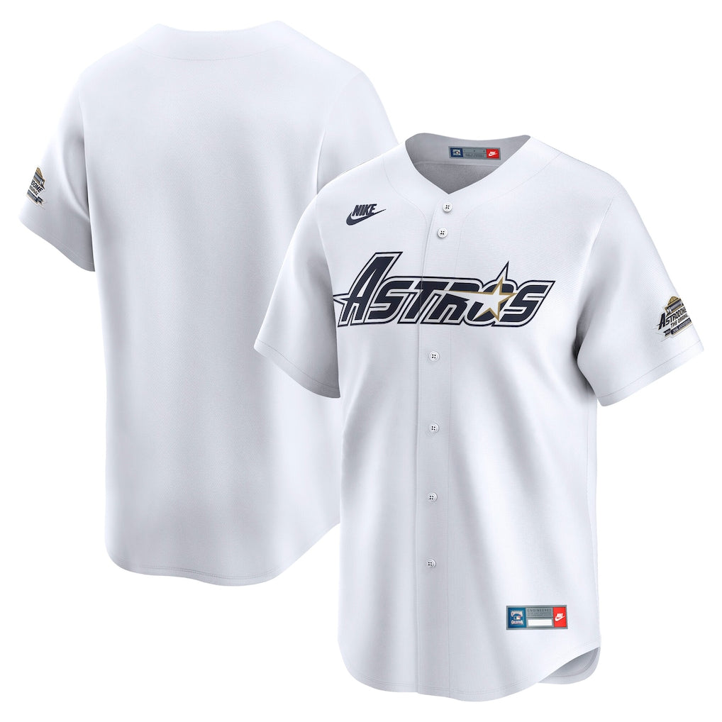 Houston Astros Throwback Cooperstown Collection Limited Jersey - White