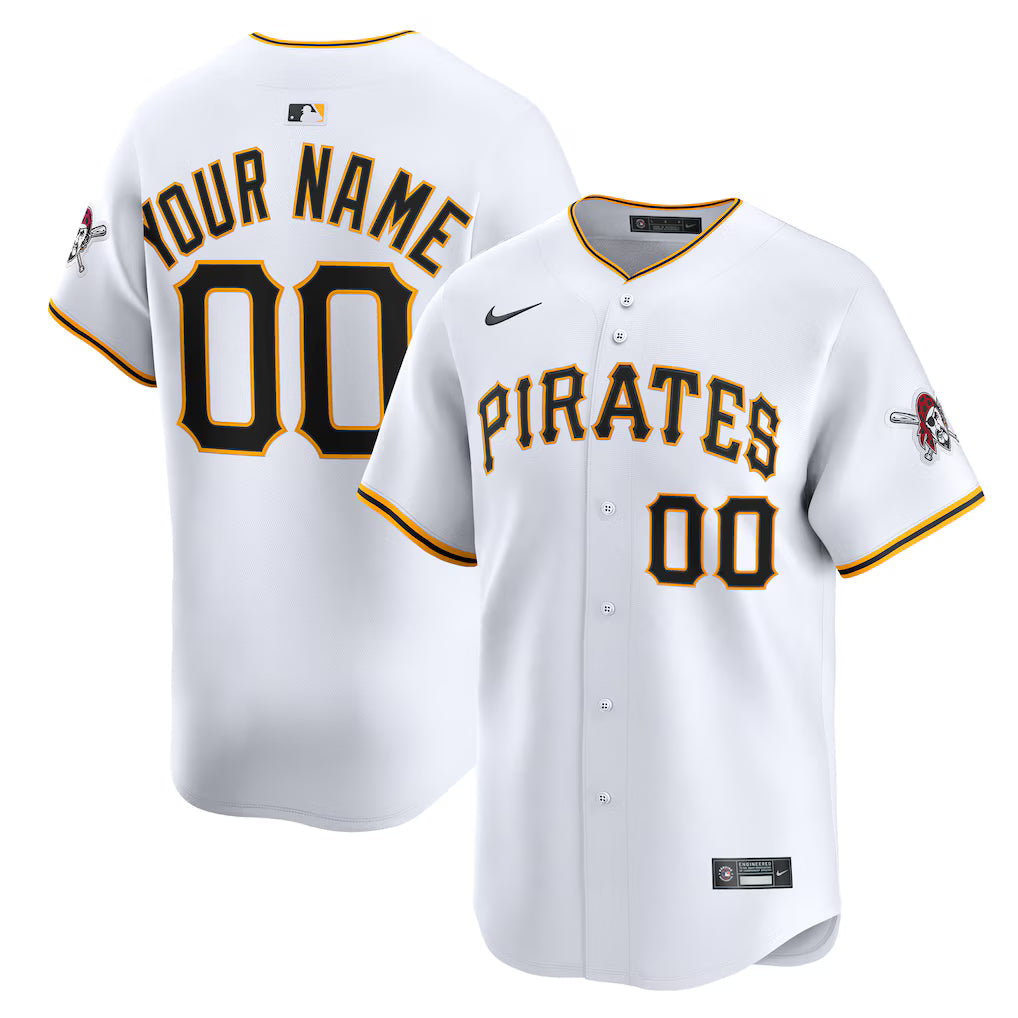 Pittsburgh Pirates Custom Jersey - White