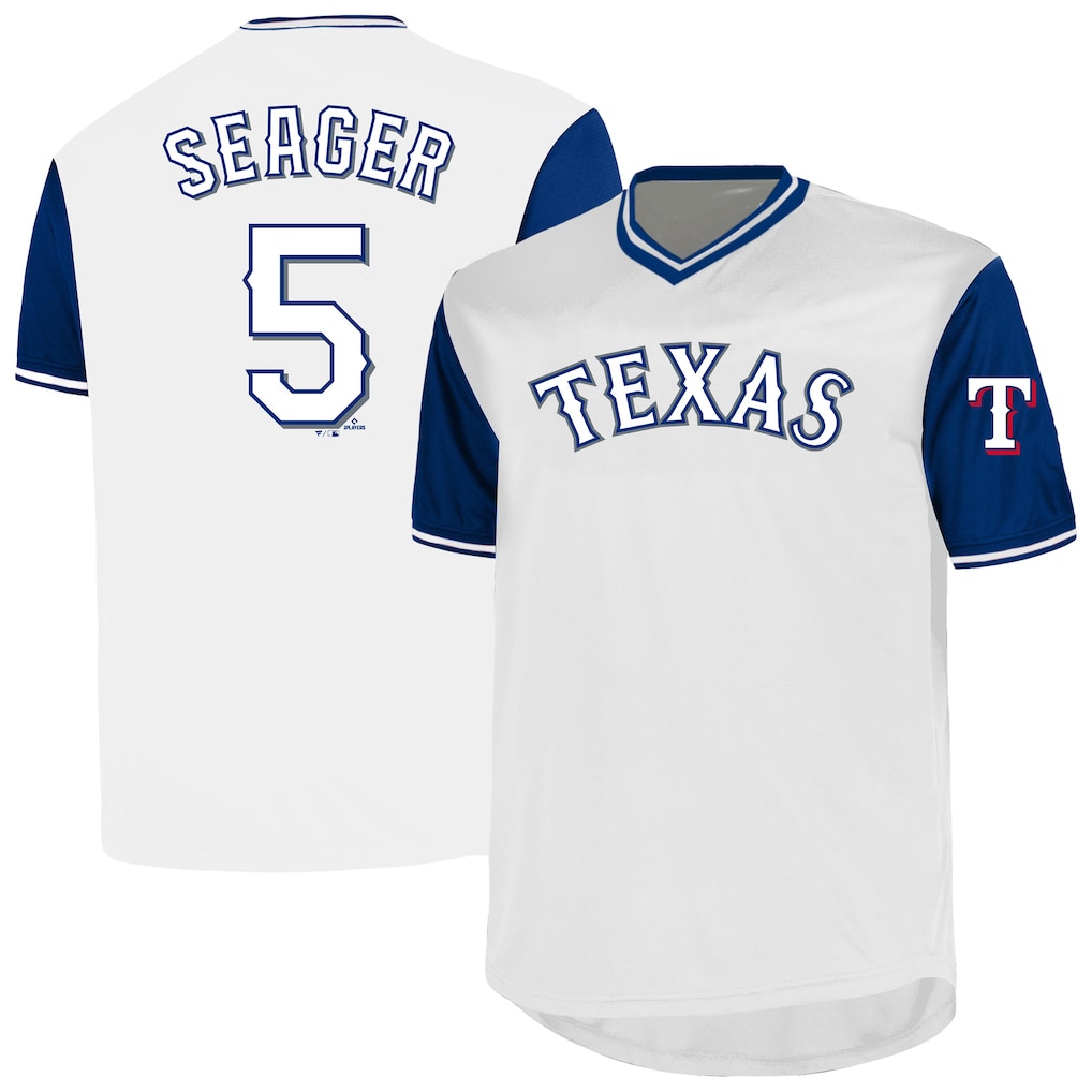 Corey Seager Texas Rangers Profile Big & Tall Name & Number Birdeye V-Neck T-Shirt - White