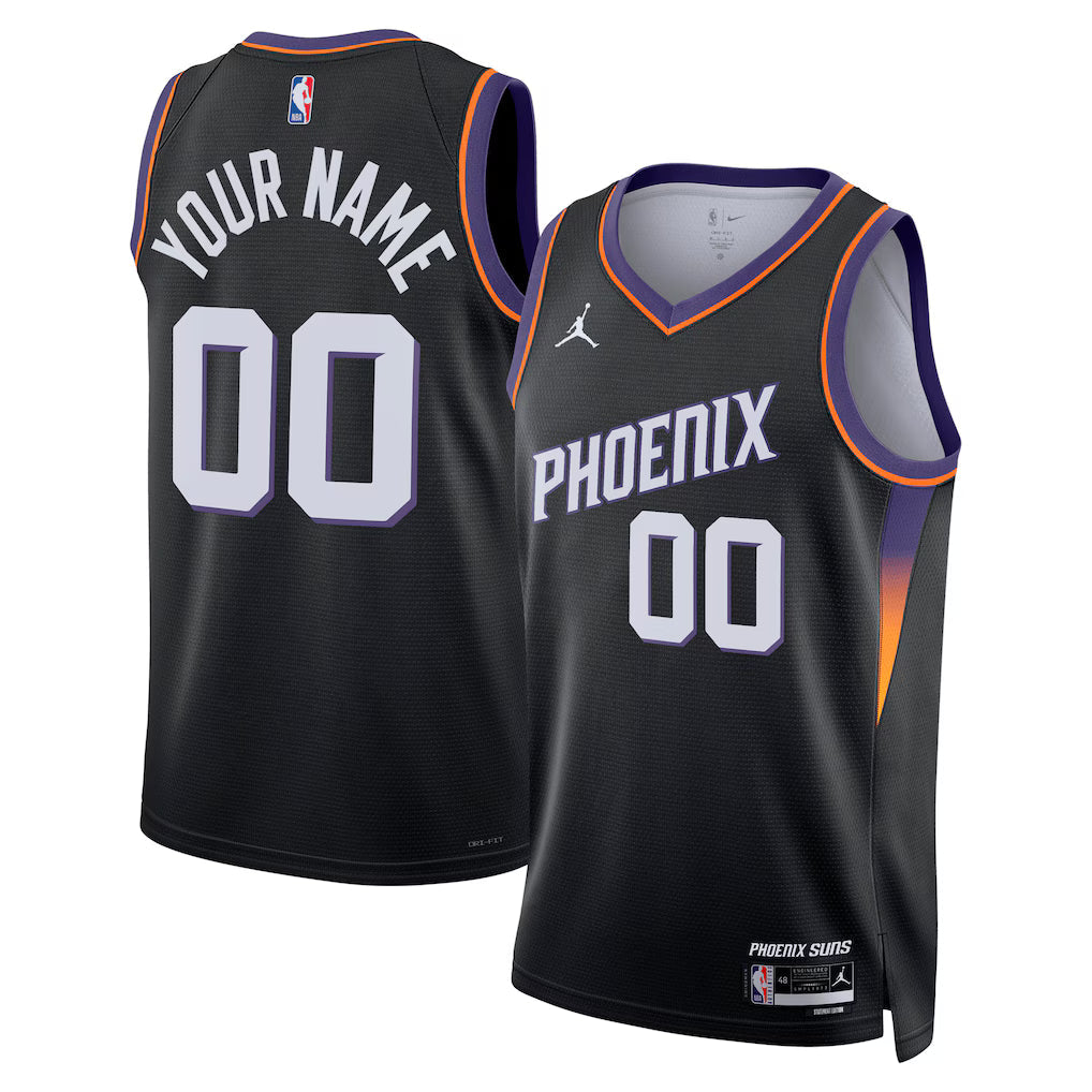 Phoenix Suns Swingman Custom Jersey - Statement Edition - Black