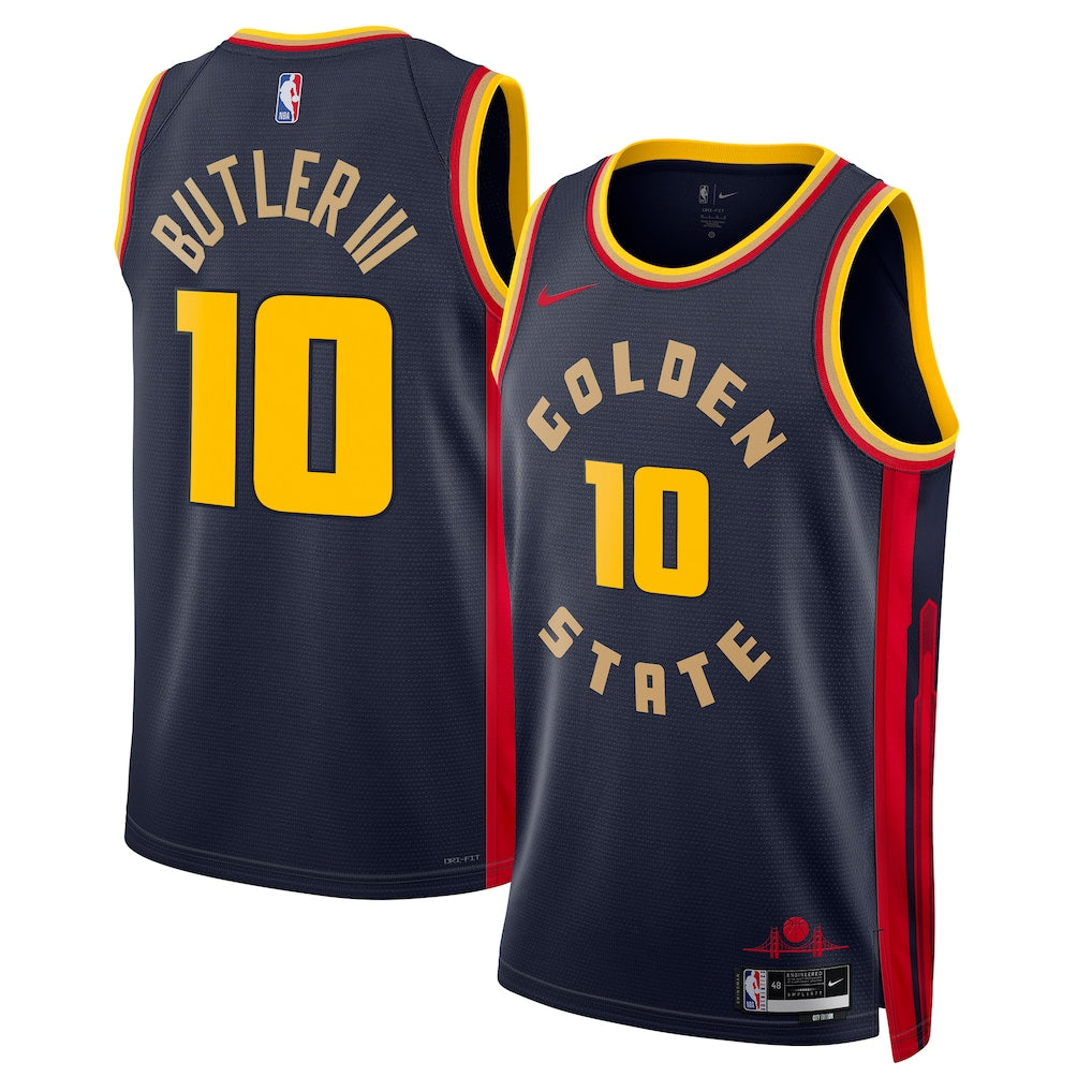 Jimmy Butler Golden State Warriors Swingman Jersey - City Edition - Navy