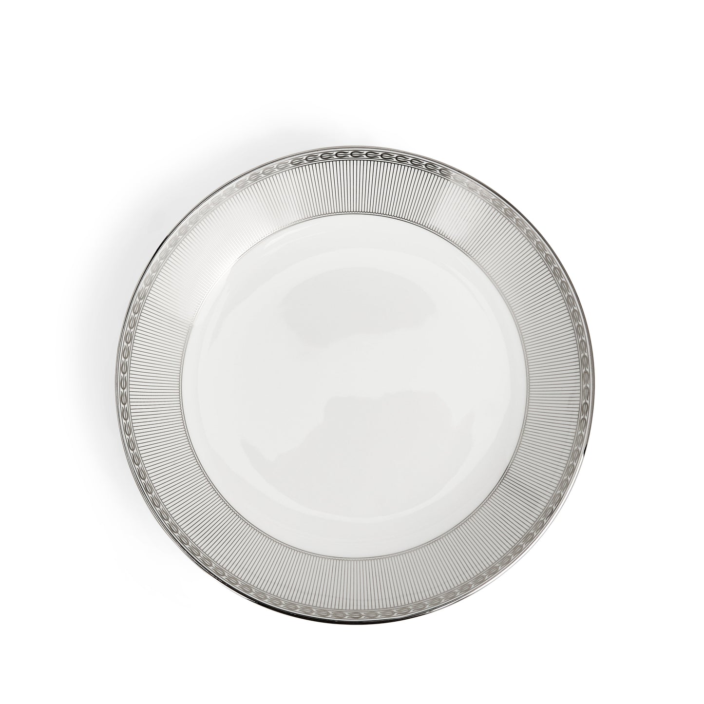 Silver Tonquin Deep Plate 22cm 8.6in