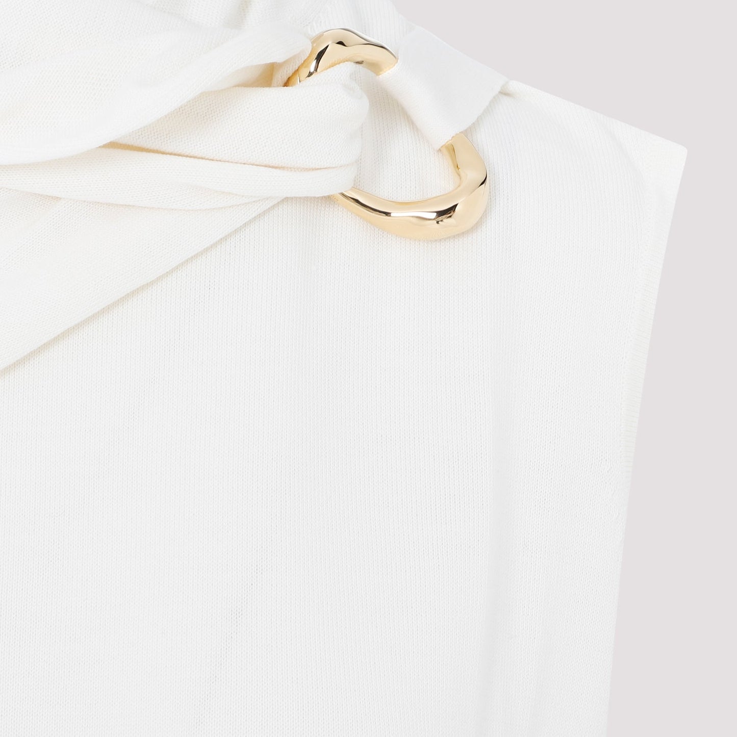 Jil Sander Draped Knitted Tank Top Women