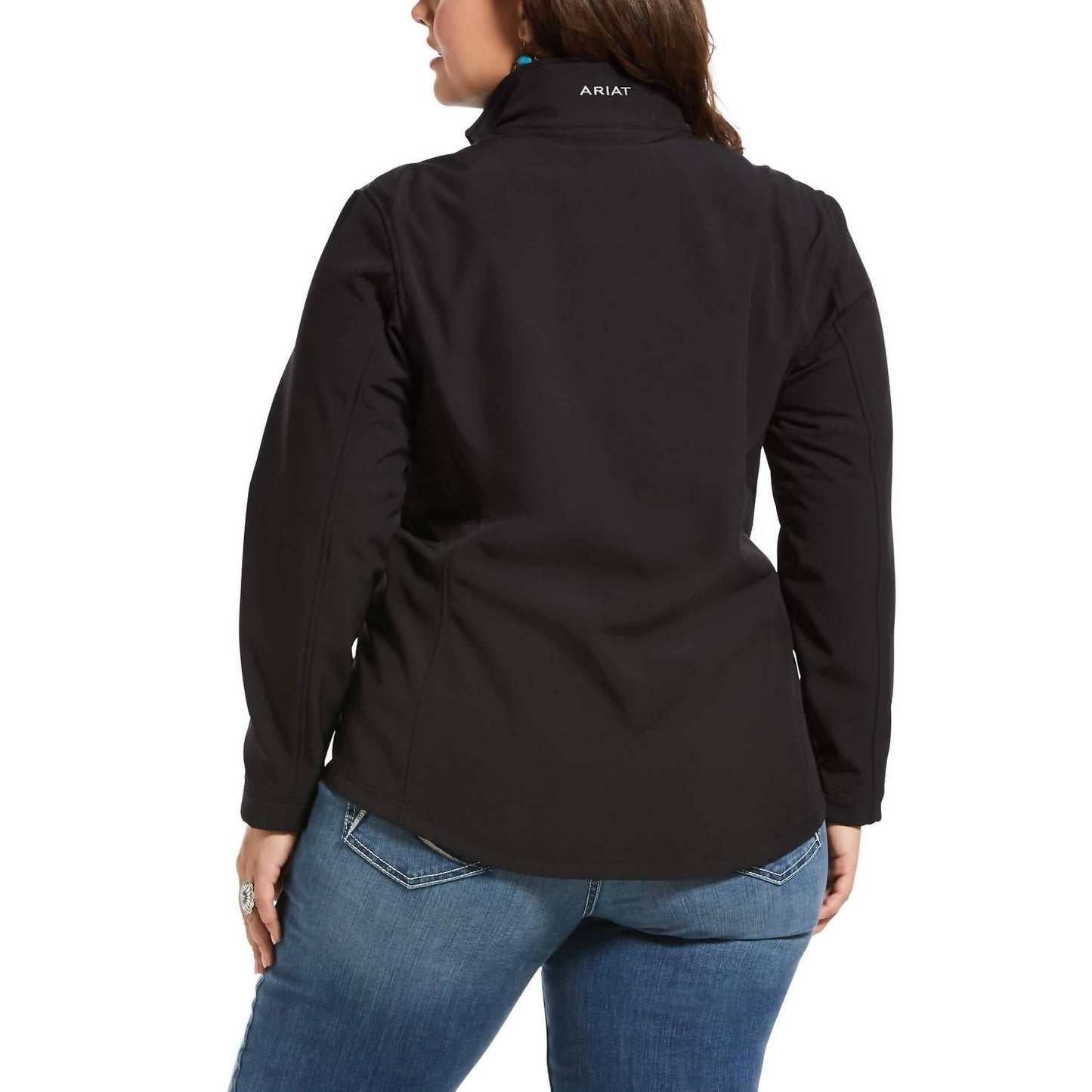 Women's Real Softshell Conceal Carry Jacket In Black
