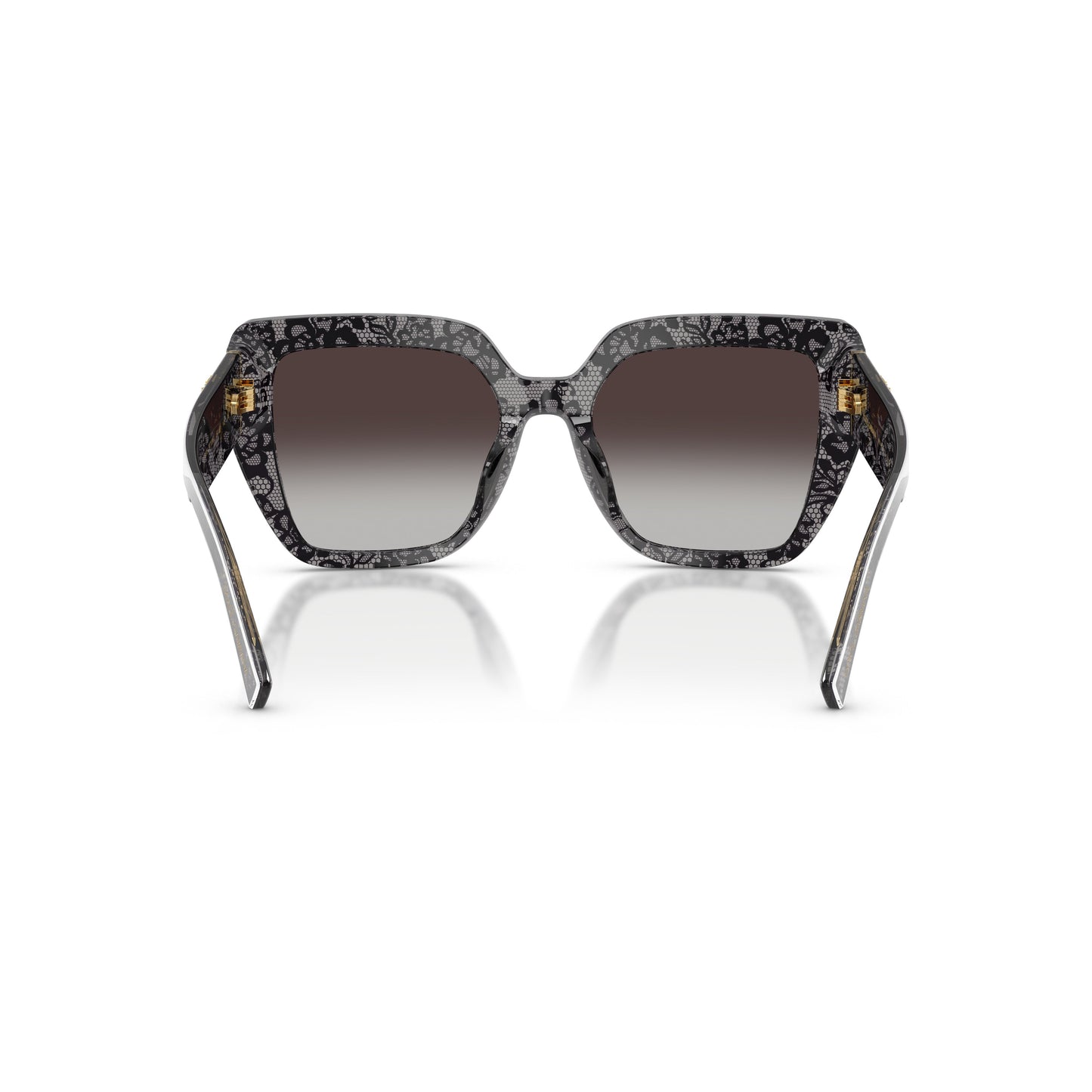 Oversized Square Frame Sunglasses With Gradient Lenses