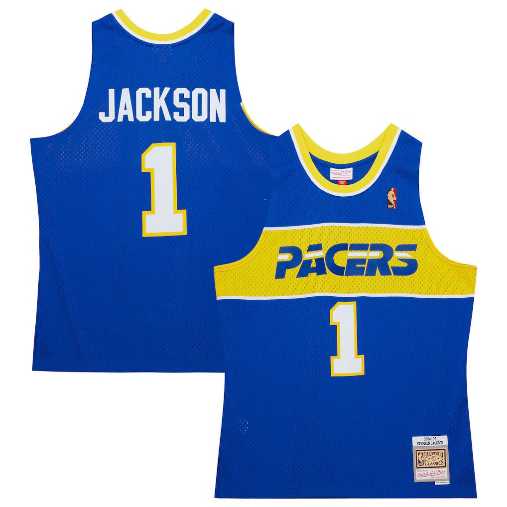 Stephen Jackson Indiana Pacers Mitchell & Ness 2025/26 Hardwood Classics Swingman Jersey - Royal