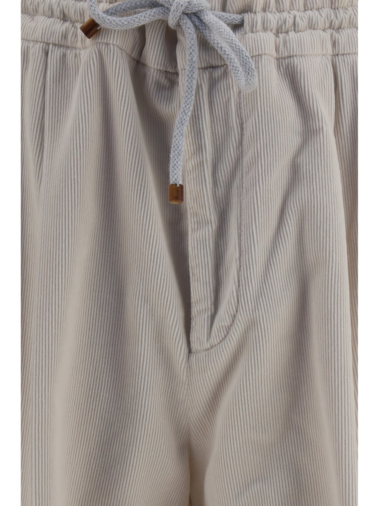 Brunello Cucinelli Men Corduroy Drawstring Pants
